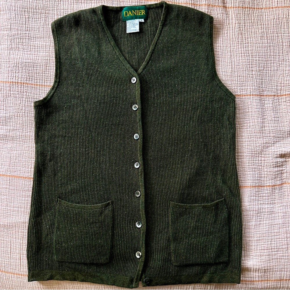 Vintage Danier Lambswool/Angora vest